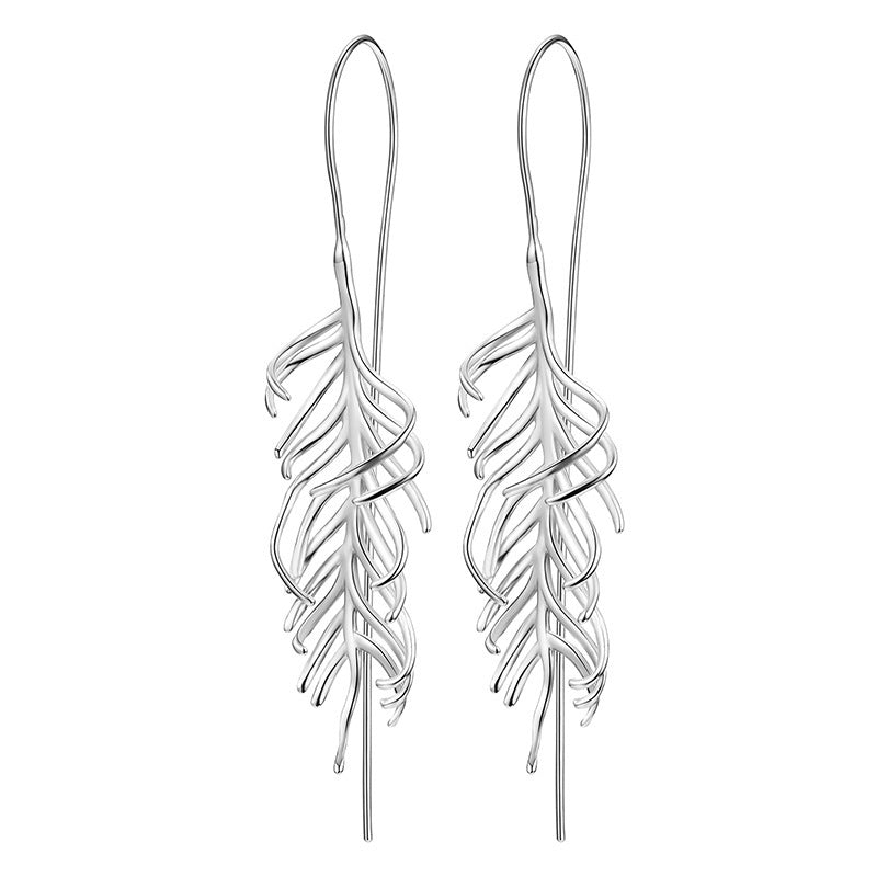 Whispering Fern Earrings – Nature-Inspired Elegance - StarMeez