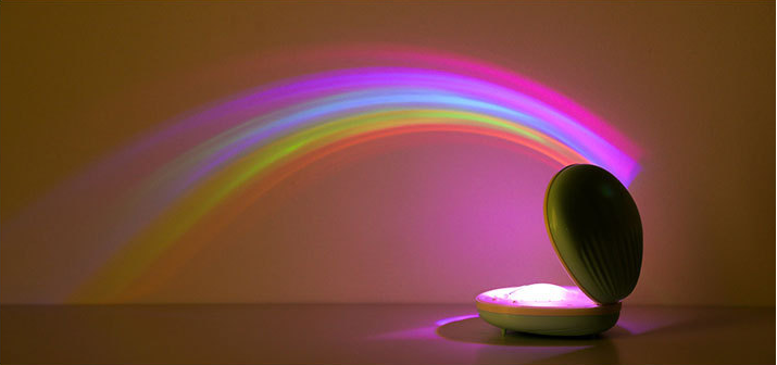 Luminous Shell Rainbow Projector – Create a Dreamy Glow Anywhere - StarMeez