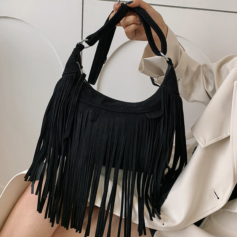 Fringe Vegan Messenger Bag – Free-Spirited & Timeless - StarMeez