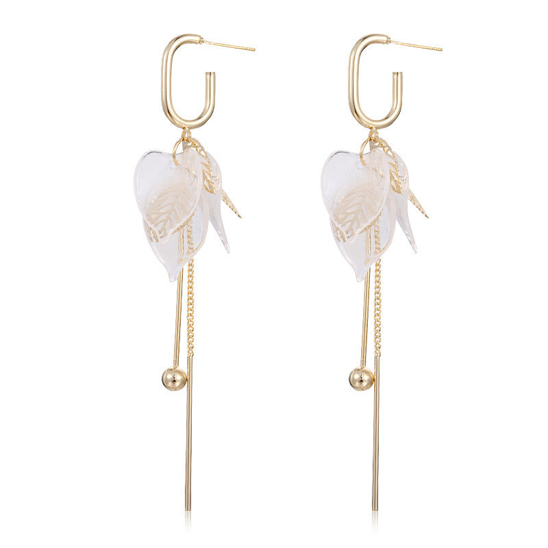 Ethereal Bloom Drop Earrings – Delicate, Dreamy & Lightweight - StarMeez