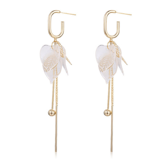 Ethereal Bloom Drop Earrings – Delicate, Dreamy & Lightweight - StarMeez