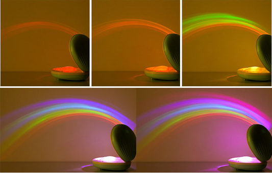 Luminous Shell Rainbow Projector – Create a Dreamy Glow Anywhere - StarMeez