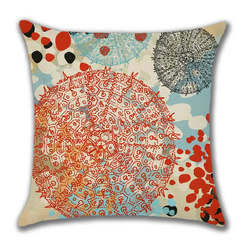 Coastal Linen Throw Pillow Covers – Nautical Elegance for Your Home - StarMeez